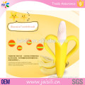 Factory price with packaging baby silicone banana toothbrush teether